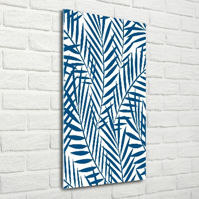 Plexiglasbilder vertikal Tropische Blätter