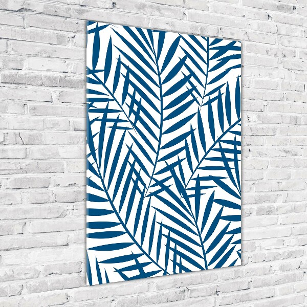 Plexiglasbilder vertikal Tropische Blätter