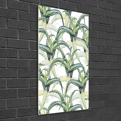 Acrylbild vertikal Aloe