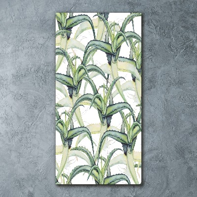 Acrylbild vertikal Aloe