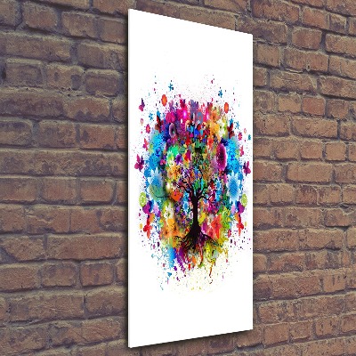 Bild auf Acrylglas vertikal Abstrakter Baum