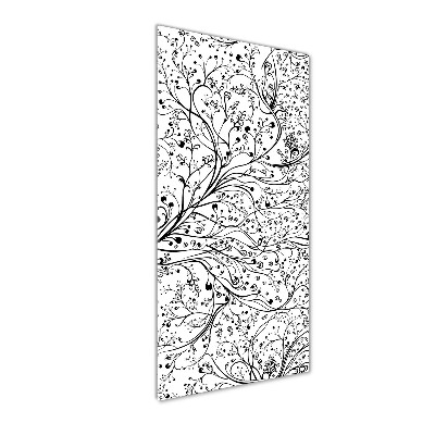 Acrylbild vertikal Zweige
