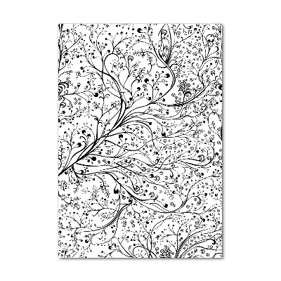 Acrylbild vertikal Zweige