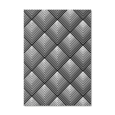 Acrylbild vertikal Geometrischer Hintergrund