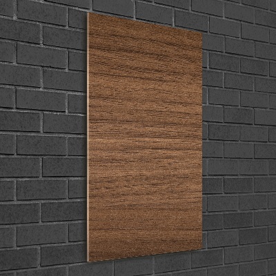 Modernes Acrylbild vertikal Holzhintergrund