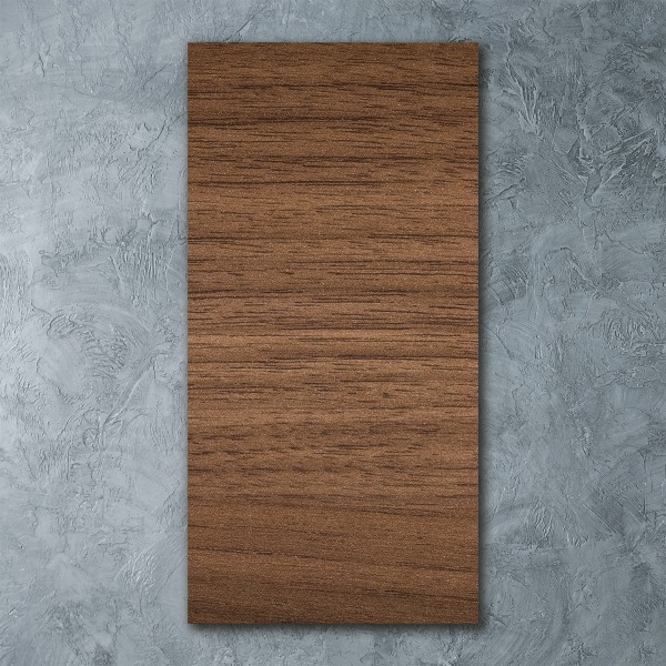 Modernes Acrylbild vertikal Holzhintergrund