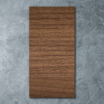 Modernes Acrylbild vertikal Holzhintergrund