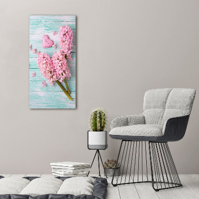 Bild auf Acrylglas vertikal Fliederblüten