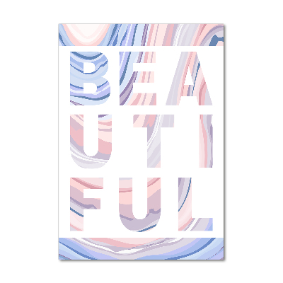 Modernes Acrylbild vertikal Schön