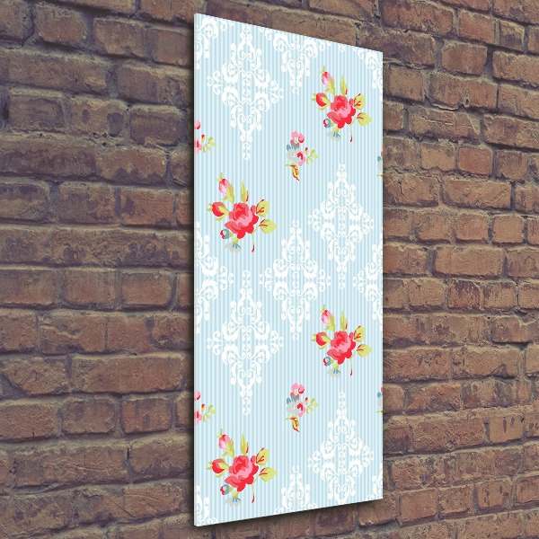 Bild auf Acrylglas vertikal Rosen