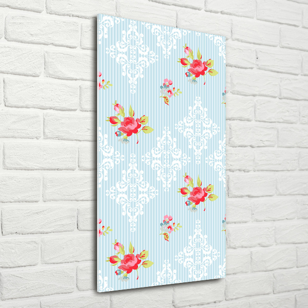 Bild auf Acrylglas vertikal Rosen