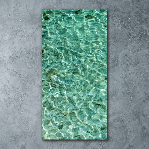 Plexiglasbilder vertikal Klares Wasser
