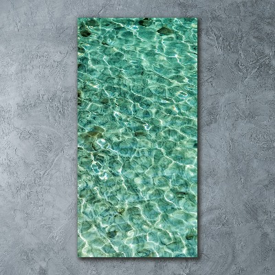 Plexiglasbilder vertikal Klares Wasser