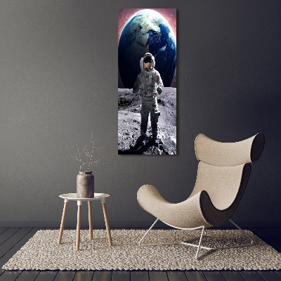 Acrylbild vertikal Astronaut