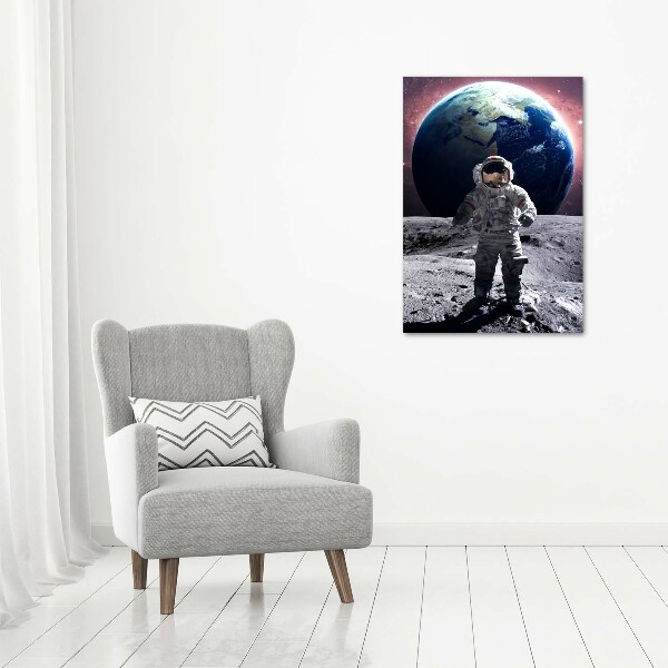 Acrylbild vertikal Astronaut