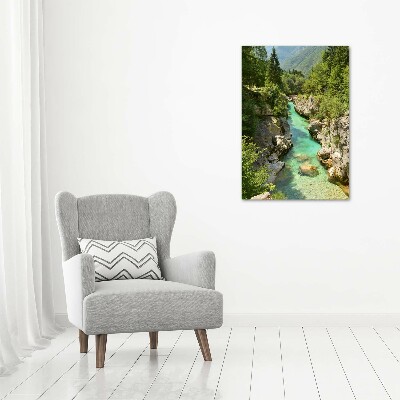 Plexiglasbilder vertikal Gebirgsbach