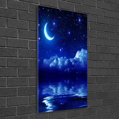Bild auf Acrylglas vertikal Der Himmel bei Nacht