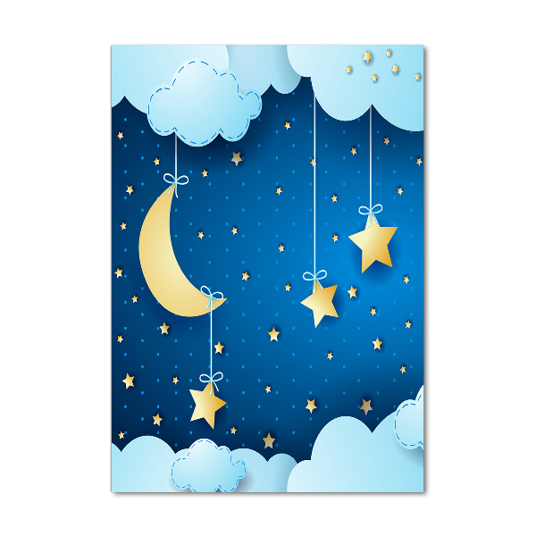 Acrylbild vertikal Nacht