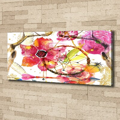 Wandbild Blumenmuster