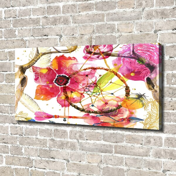 Wandbild Blumenmuster