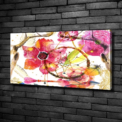 Wandbild Blumenmuster