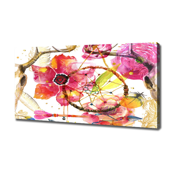 Wandbild Blumenmuster