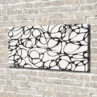 Bild auf leinwand Chaotische Kreise