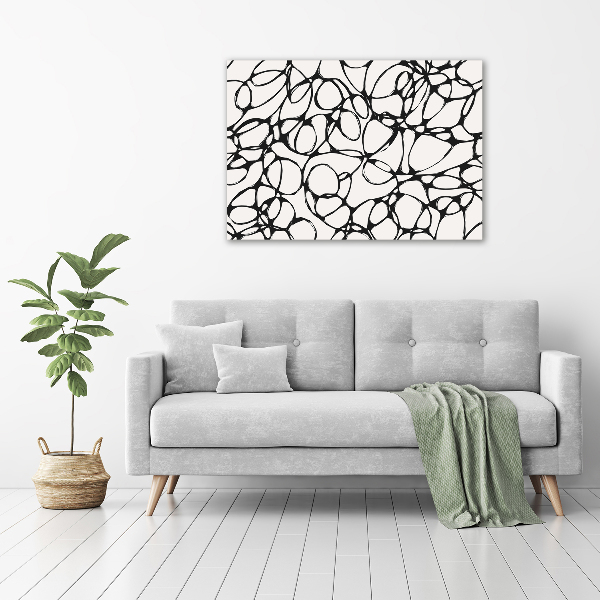 Bild auf leinwand Chaotische Kreise