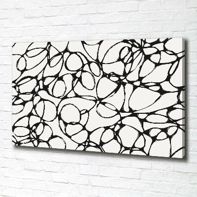 Bild auf leinwand Chaotische Kreise