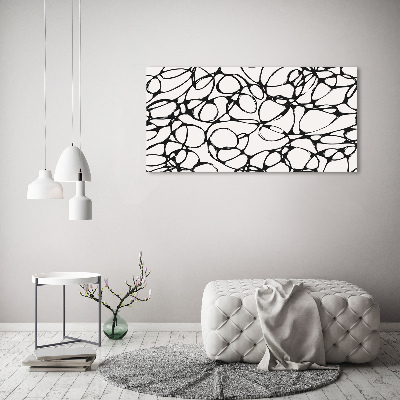 Bild auf leinwand Chaotische Kreise