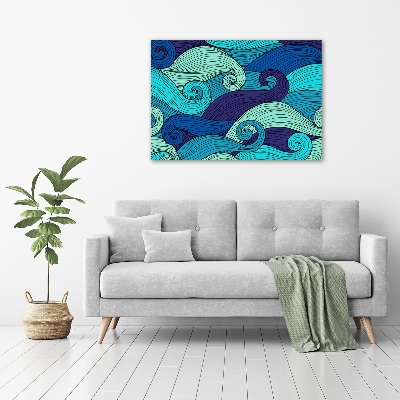 Wandbild Abstrakte Wellen