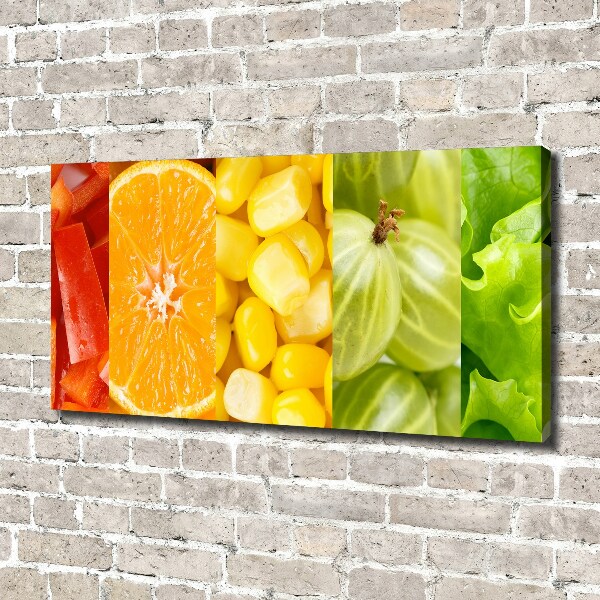 Bild auf leinwand Obst und Gemüse
