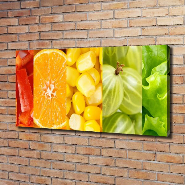 Bild auf leinwand Obst und Gemüse