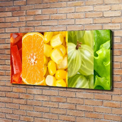 Bild auf leinwand Obst und Gemüse
