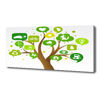 Bild auf leinwand Ökologischer Baum
