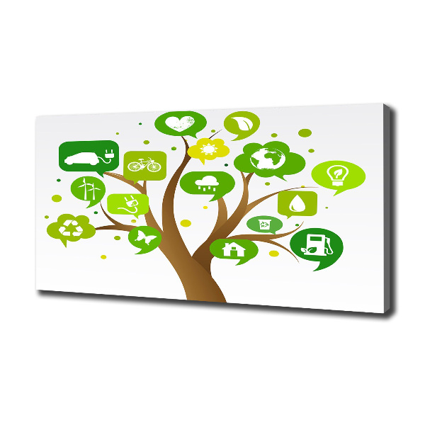 Bild auf leinwand Ökologischer Baum