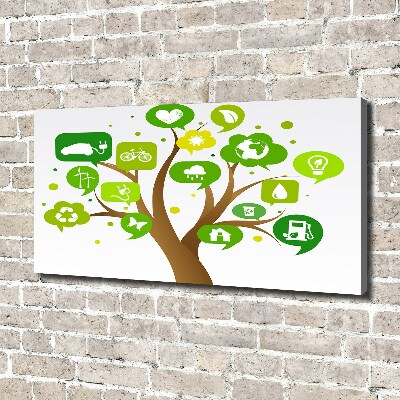 Bild auf leinwand Ökologischer Baum