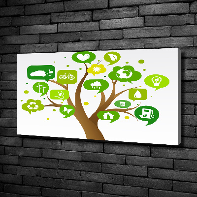 Bild auf leinwand Ökologischer Baum