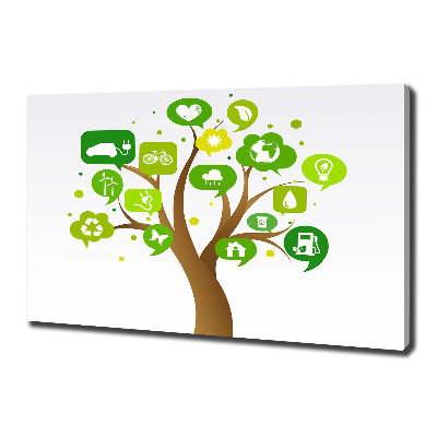 Bild auf leinwand Ökologischer Baum