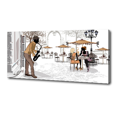 Bild auf leinwand Straßenmusiker