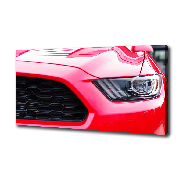 Bild auf leinwand Roter Mustang
