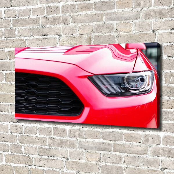 Bild auf leinwand Roter Mustang