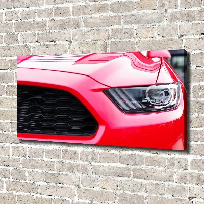 Bild auf leinwand Roter Mustang