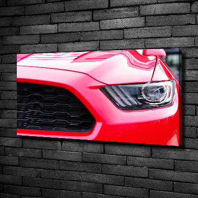 Bild auf leinwand Roter Mustang