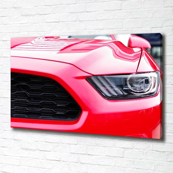 Bild auf leinwand Roter Mustang