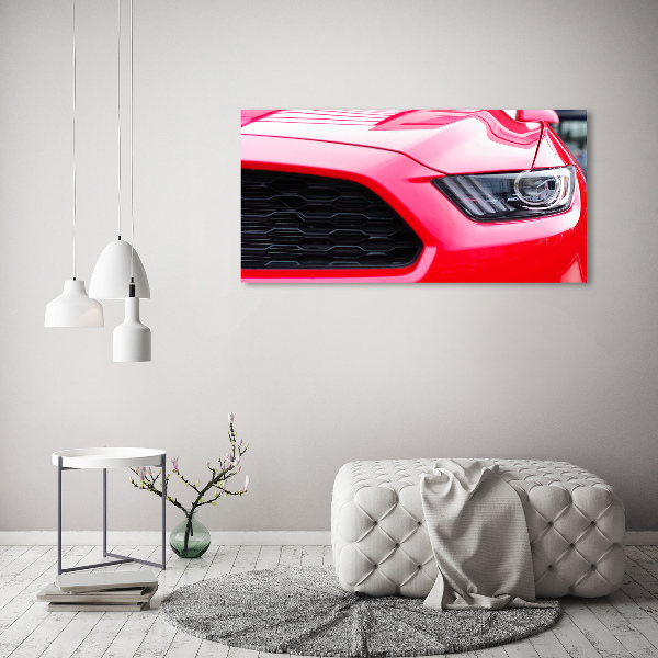 Bild auf leinwand Roter Mustang
