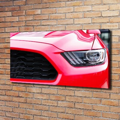 Bild auf leinwand Roter Mustang