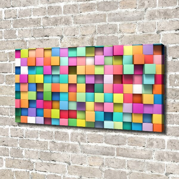 Wandbild Bunte Quadrate