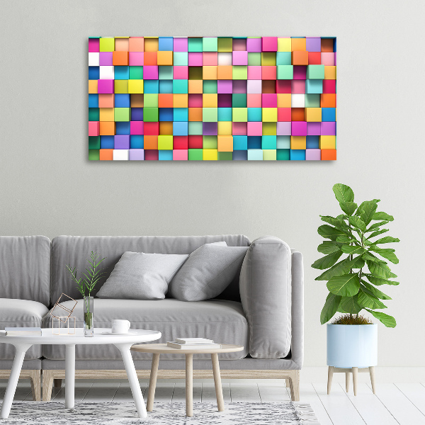 Wandbild Bunte Quadrate