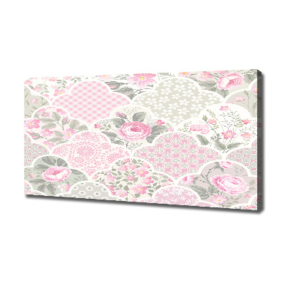 Wandbild Rosen und Schmuck